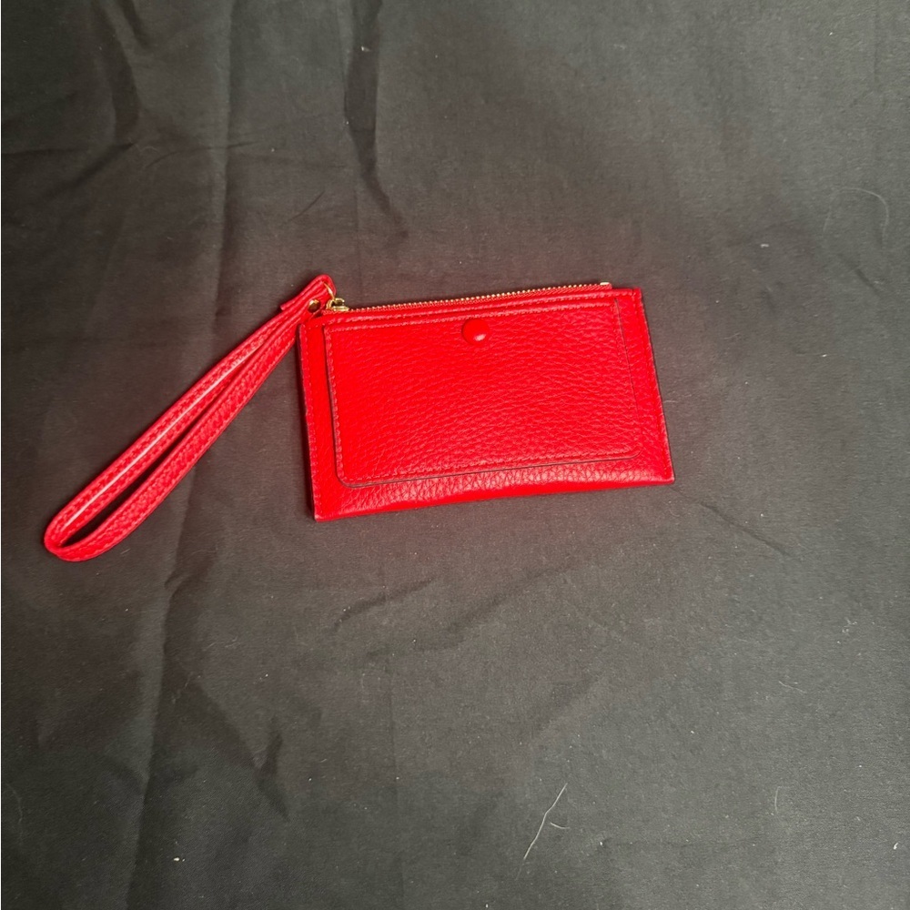 Red Wristlet Wallet